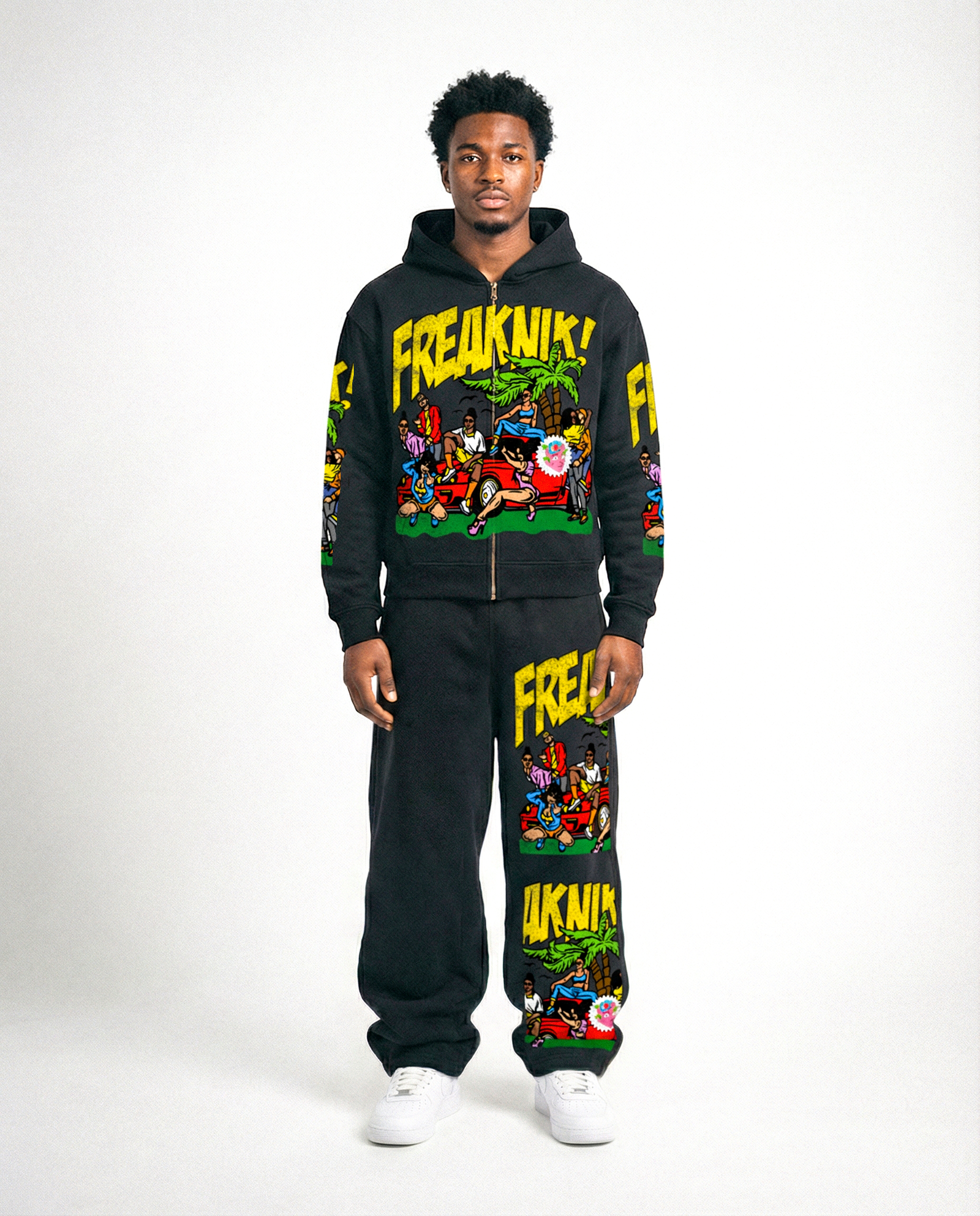 We Outside Zip-Up Hoodie