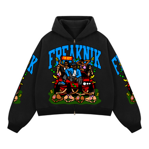 Get My Name Tatted Zip-Up Hoodie