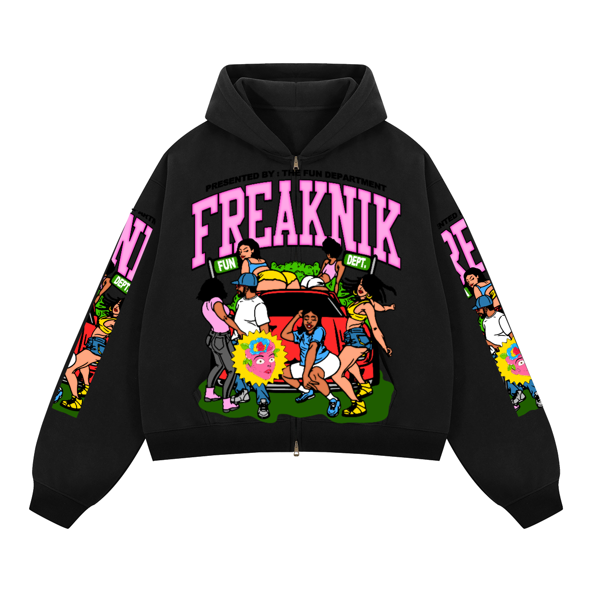 Twerkin On The Roof Zip-Up Hoodie