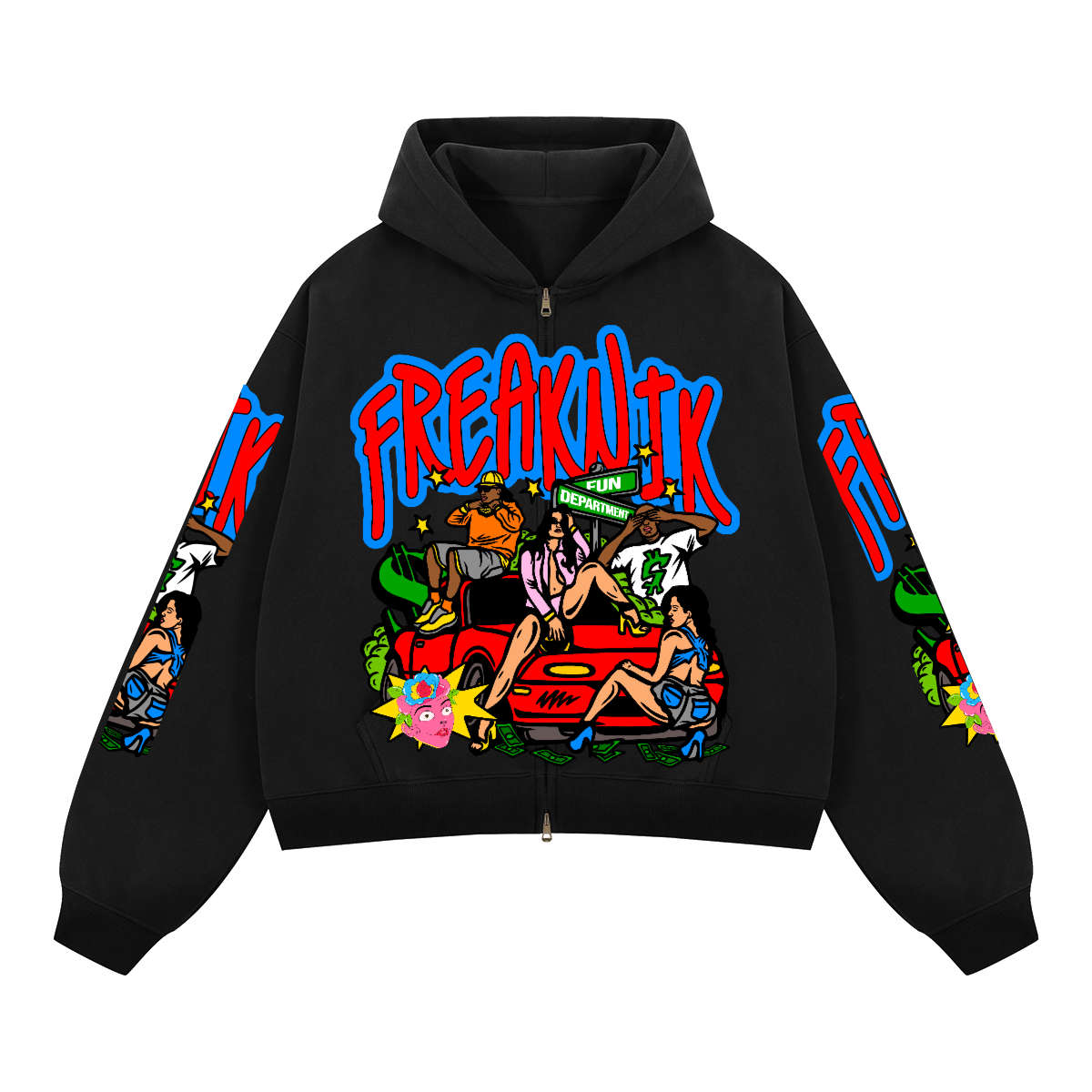 Buss It Open Zip-Up Hoodie