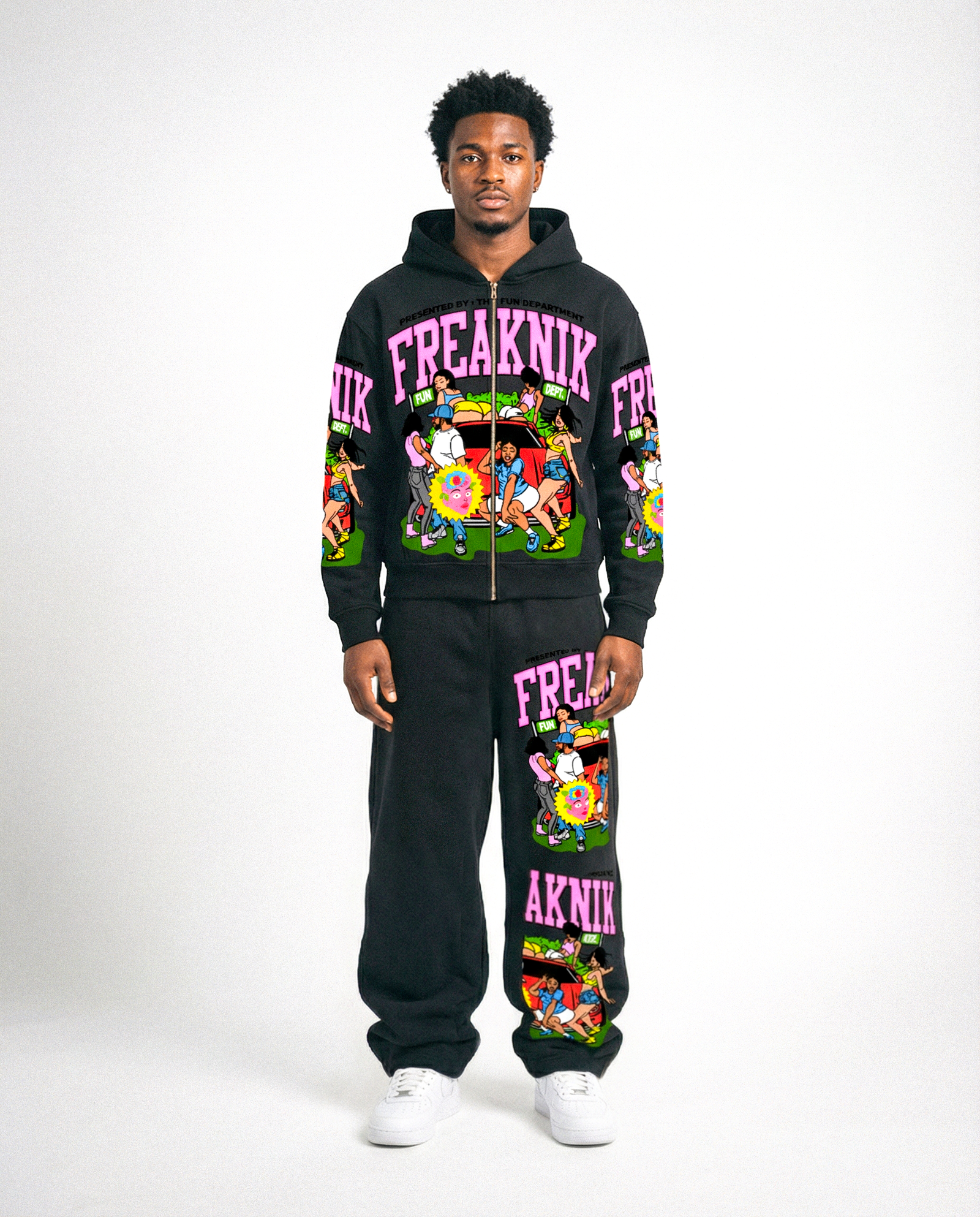 Twerkin On The Roof Zip-Up Hoodie